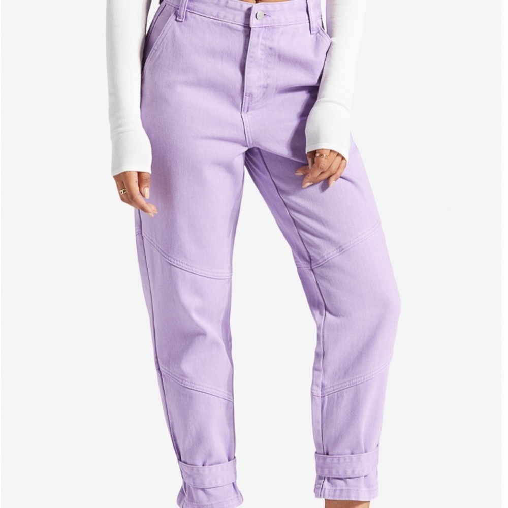 Shoedazzle Strap Cargo jeans Pants